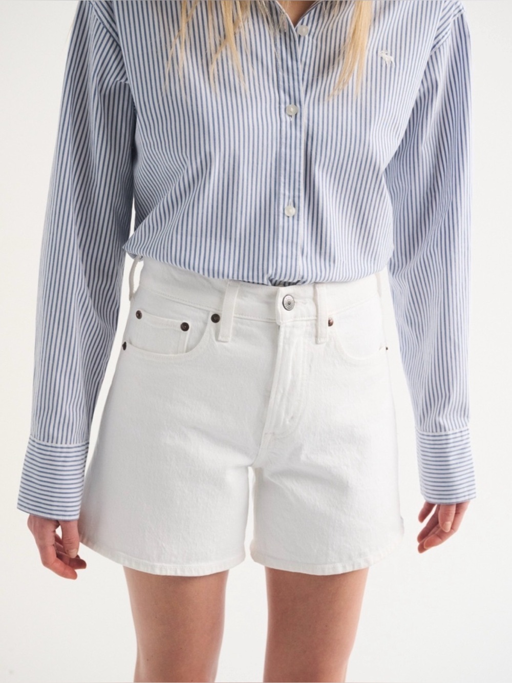 NWT A&F High Rise Dad Short